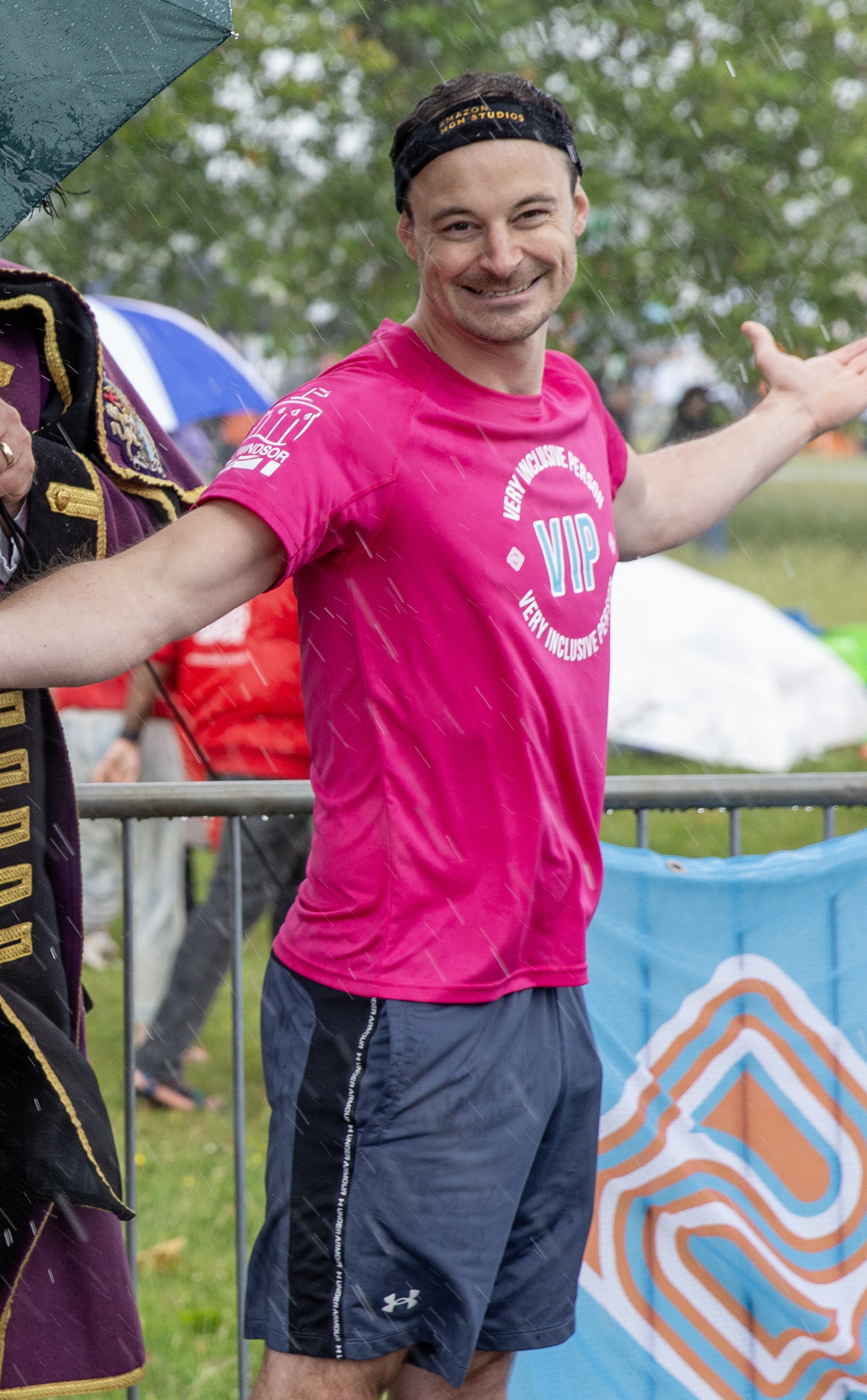 Matt Brinkley, founder of Making Fitness Accessible CIC, smiling and welcoming people to accessible fitness at The Angel Centre